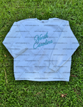North Carolina Layered Font Embroidered Sweatshirt